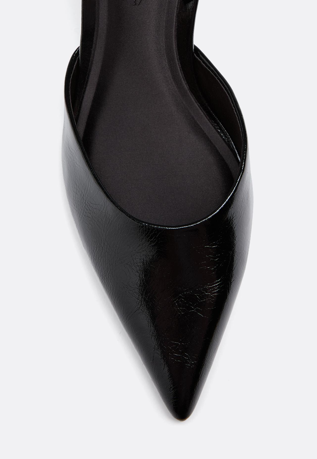 Basic stiletto heel shoes — BLACK 