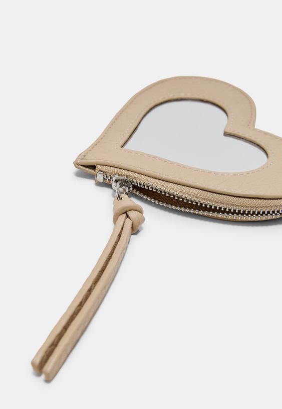 portecles charm portemonnaie cur miroir