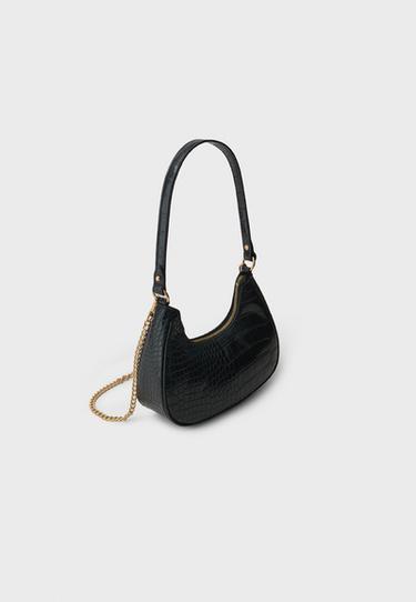 Half-moon shoulder bag — Black 3