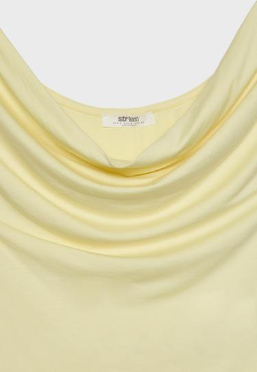 Multi-way sleeveless top — Pastel yellow 8