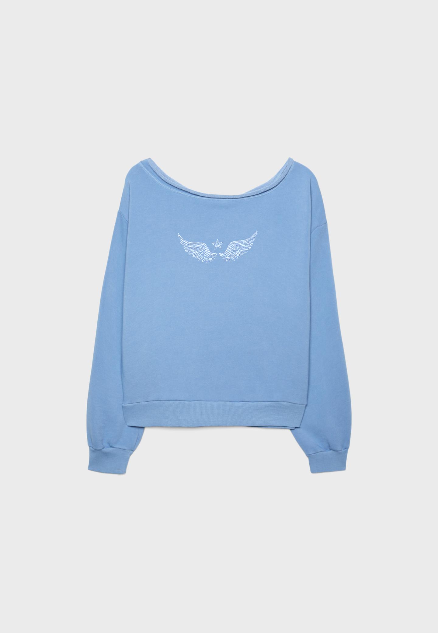 Felpa con cappuccio con stampa lettere da donna a maniche lunghe, con tasche, Blu marino, XXL