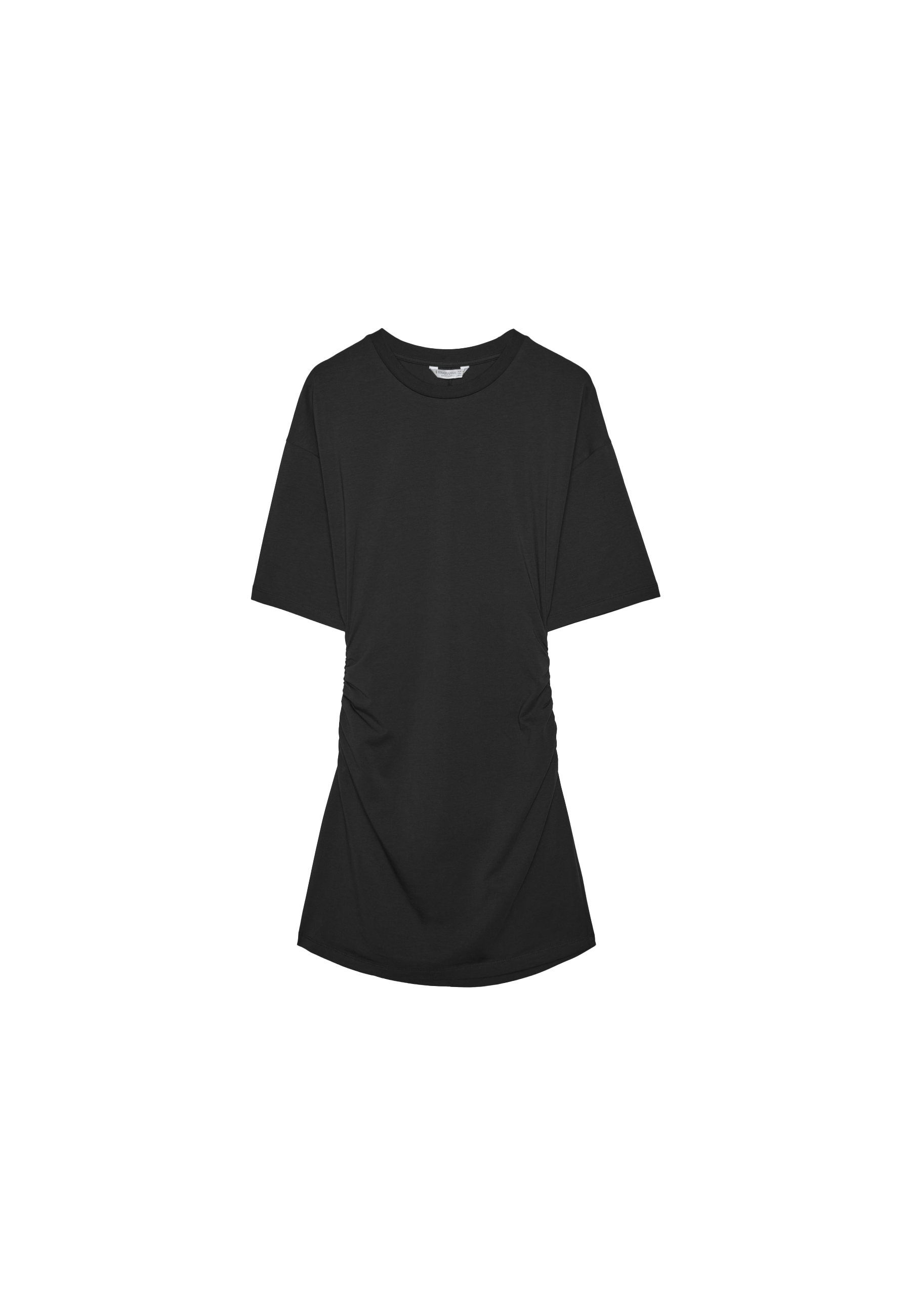 Short T-shirt dress — Black