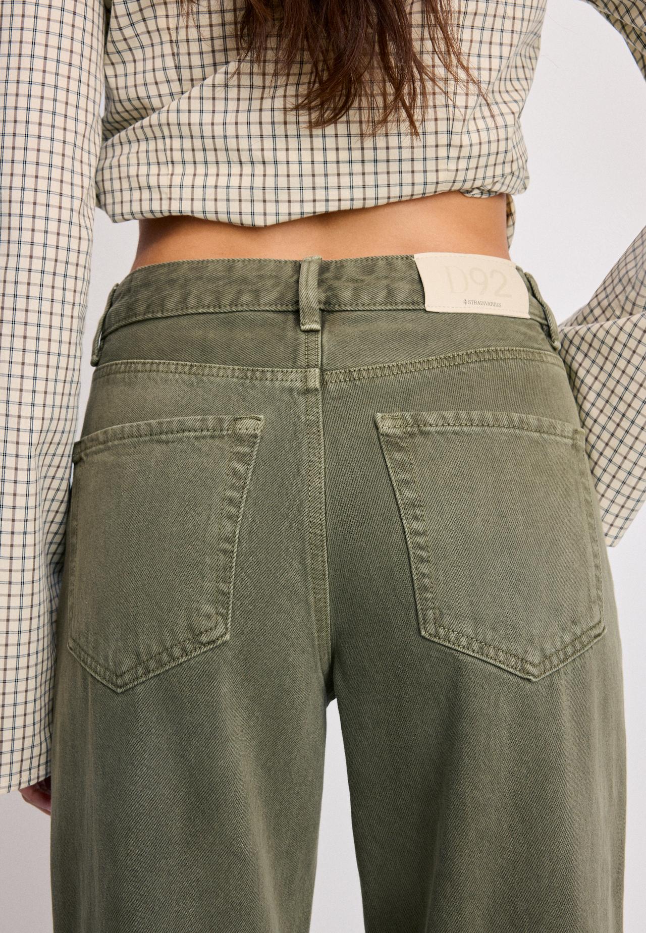 D92 Wide-leg jeans — Khaki
