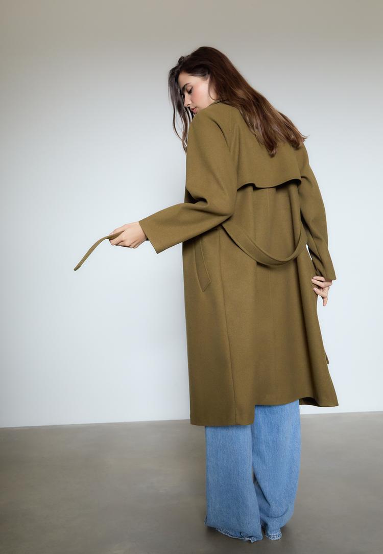 trench coat doux au toucher