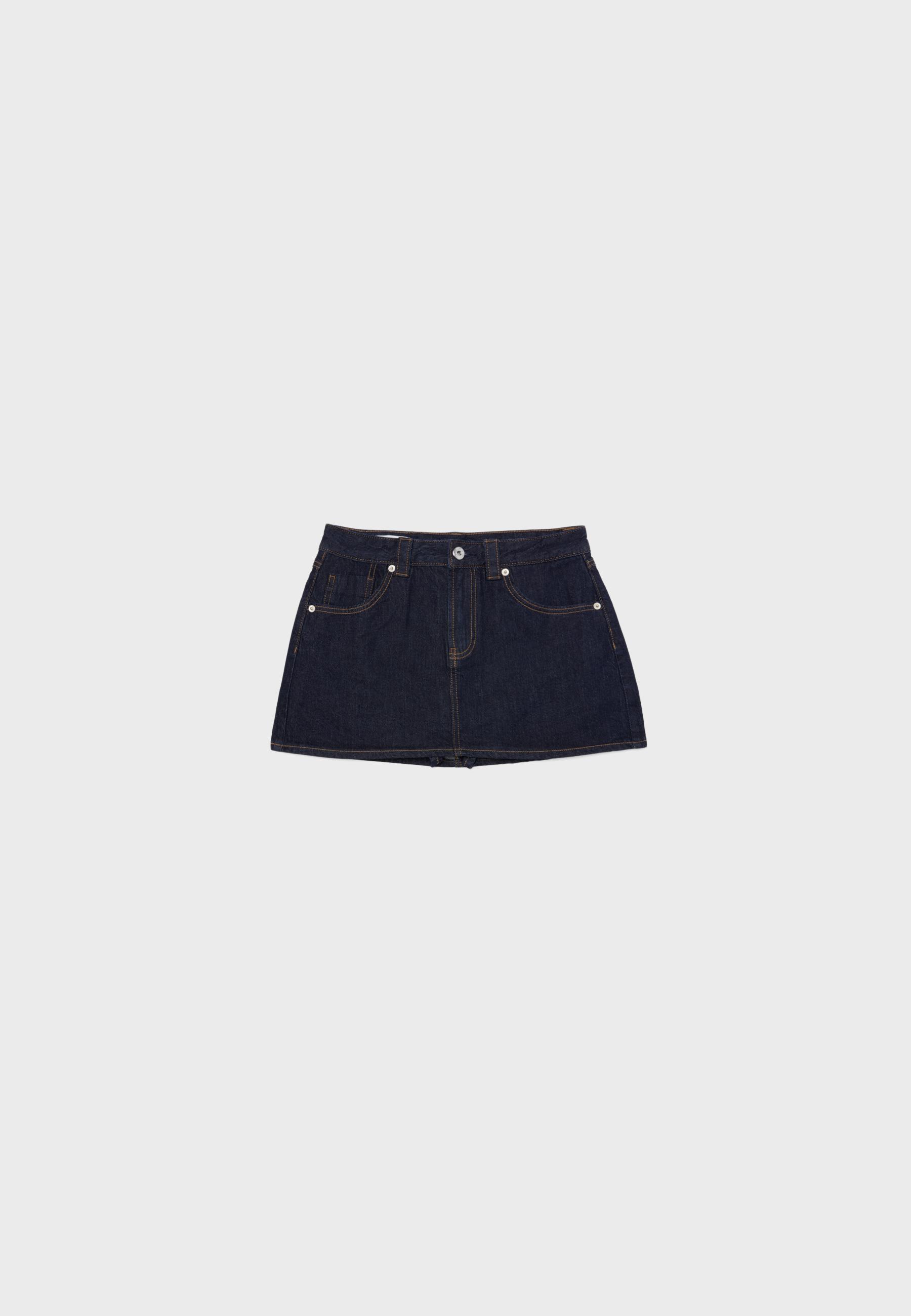 D62 denim şort etek - Görsel 12