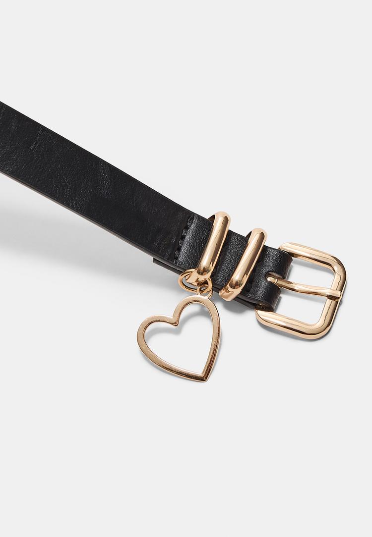 basic thin heart belt