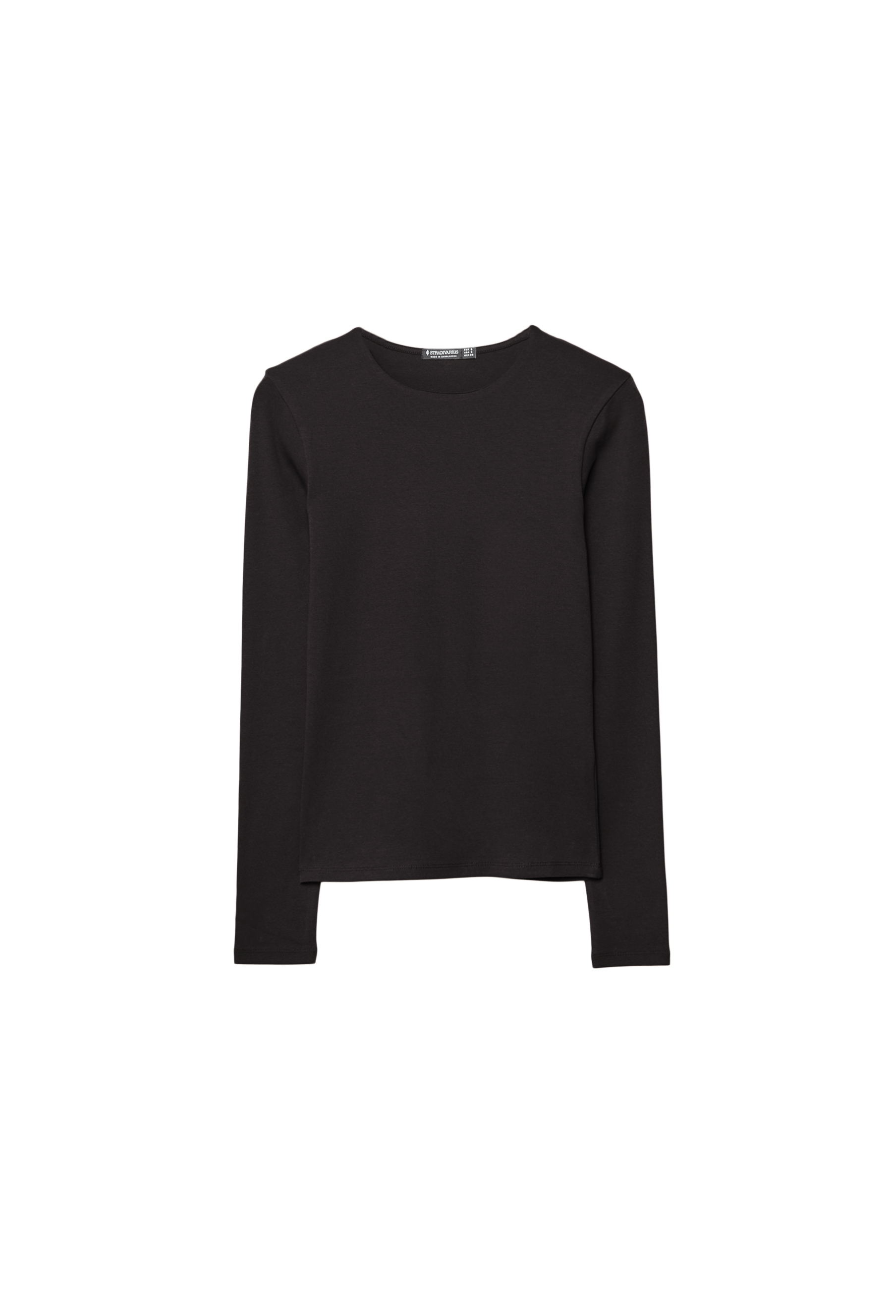 Basic long sleeve T-shirt — Black