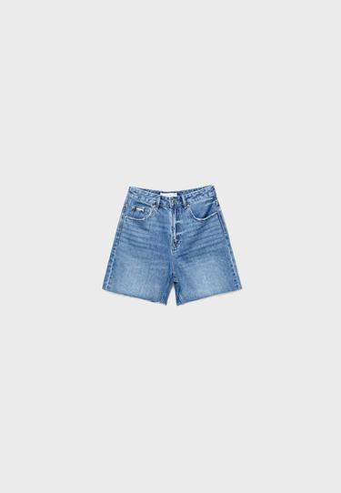 D93 Longline shorts — MEDIUM DENIM WASH 7