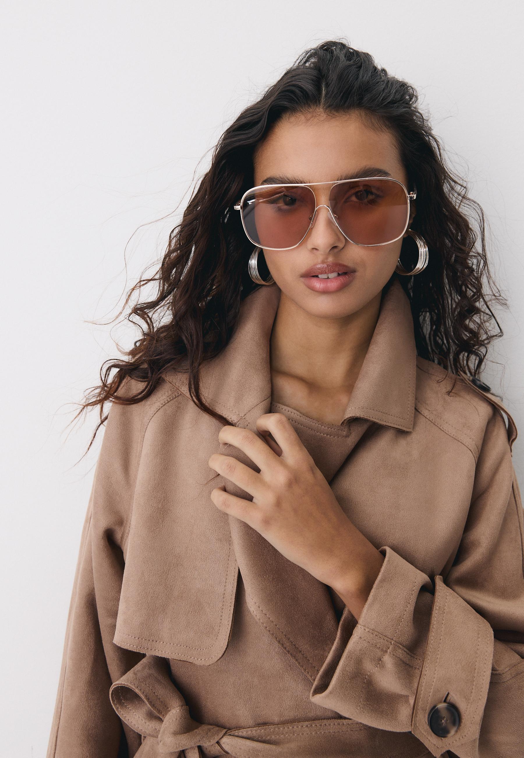 Long faux suede trench coat — Caramel