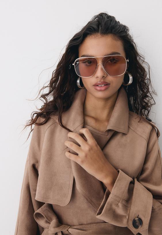 Dolg Trenčkot Iz Umetnega Semiša