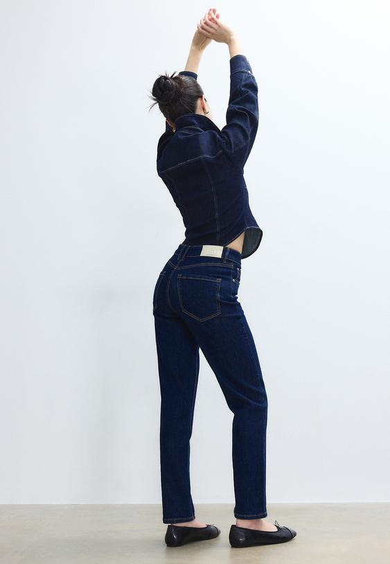 D10 mom fit dar kesim jean - Görsel 6