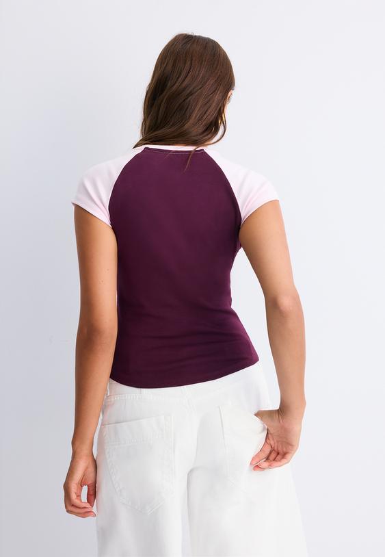tshirt manches courtes raglan