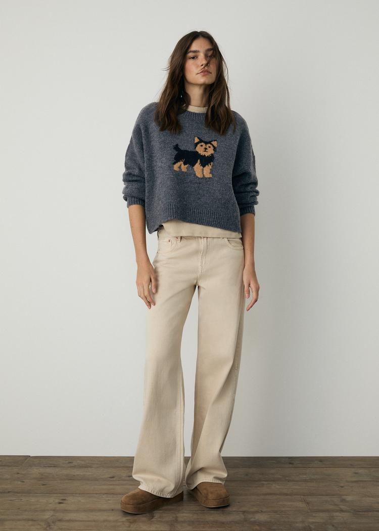 jersey punto intarsia