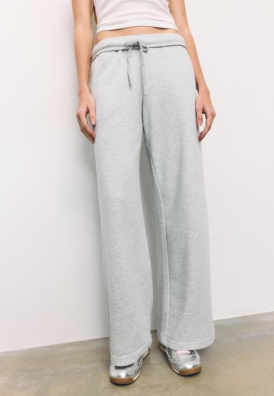 pantalon jogger wide leg