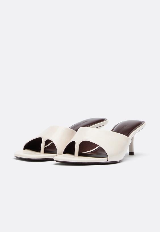 sandalias tacon thong