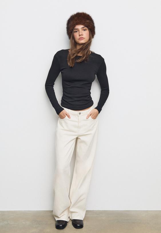 camiseta basica manga larga