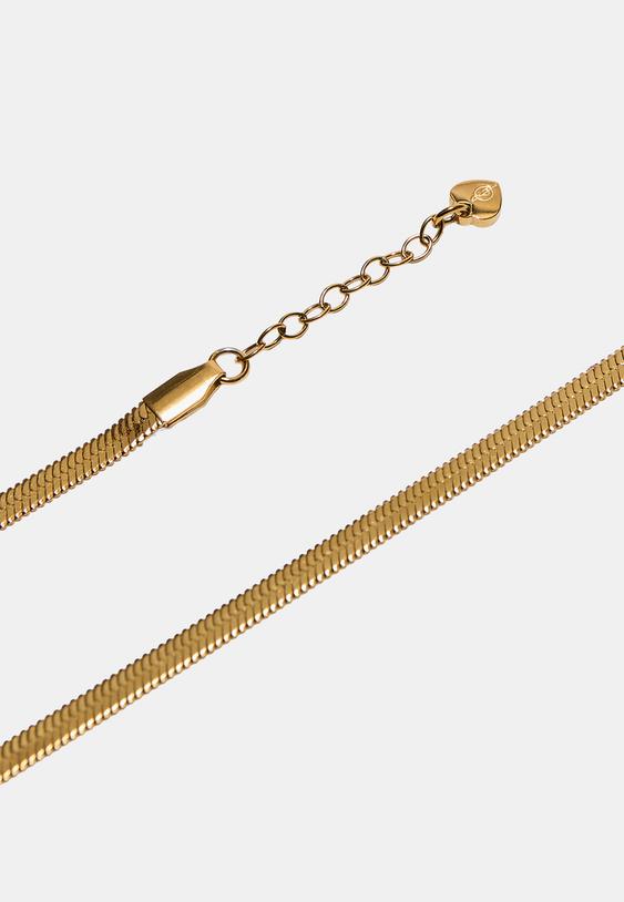 Stradivarius Waterproof Snake Chain Yellow Os