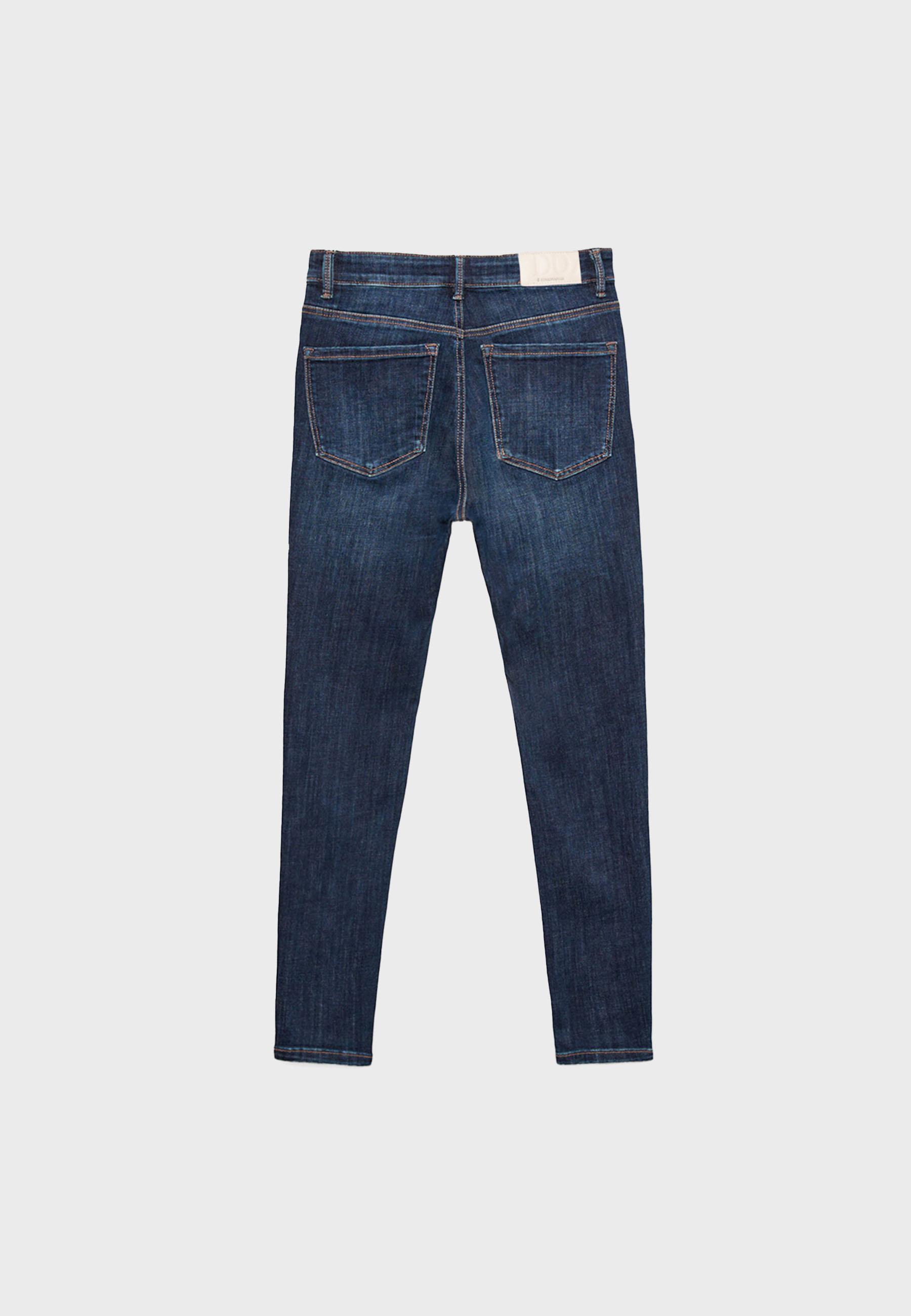 D07 normal bel skinny jean - Görsel 8