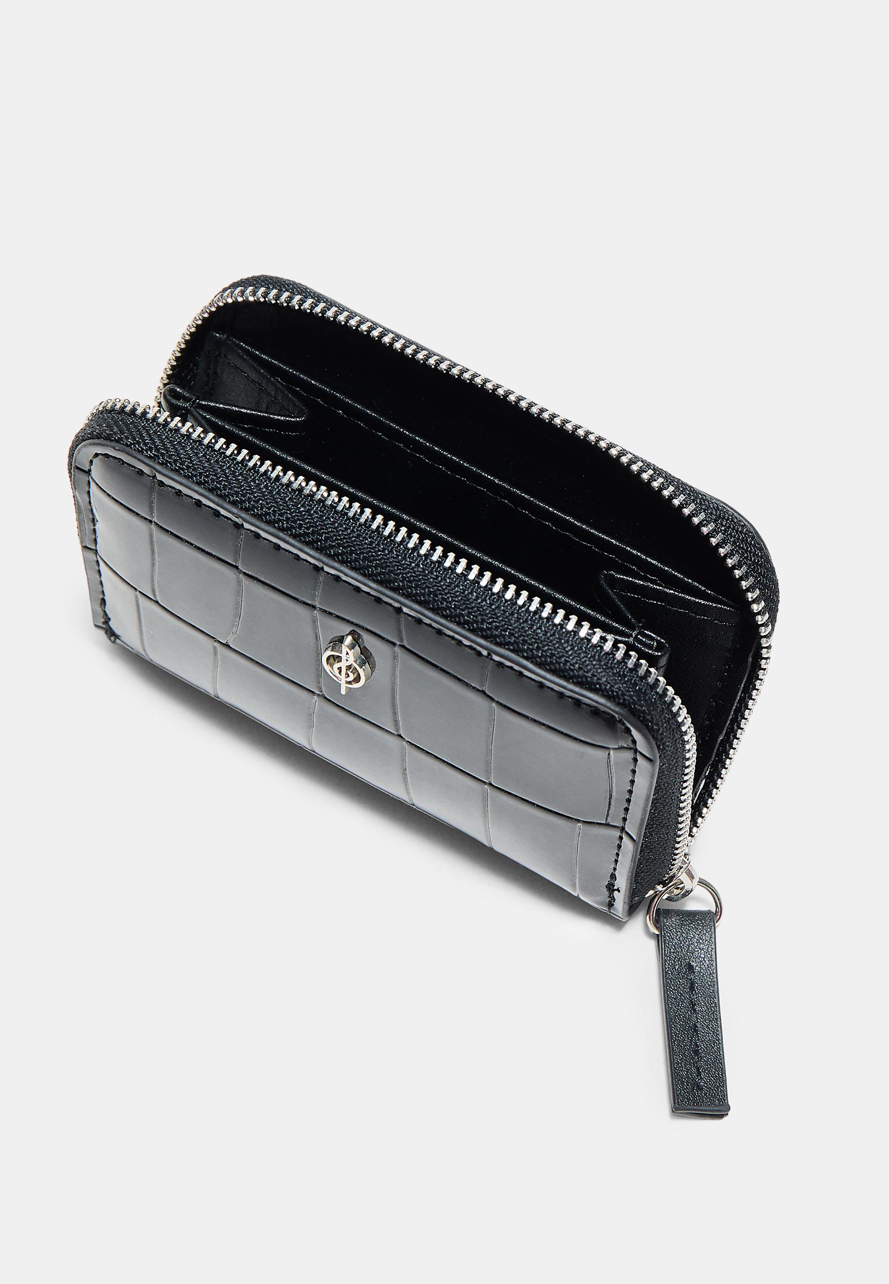 Zipped purse — Black