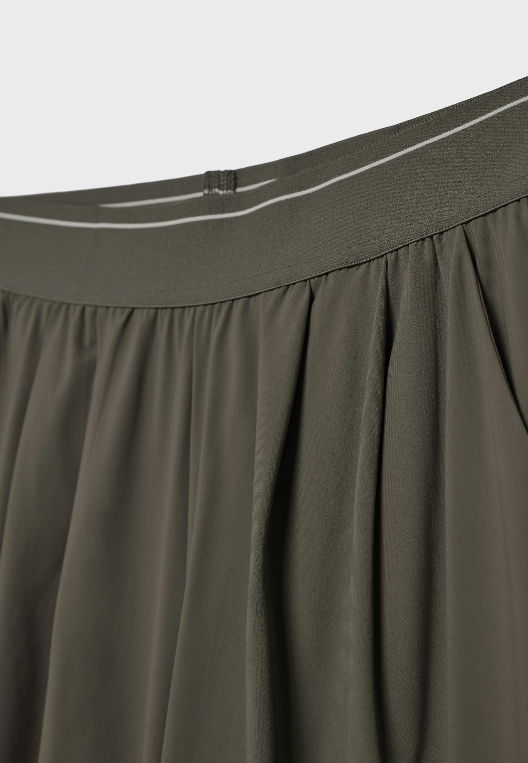 Elasticated waist palazzo joggers — Brown