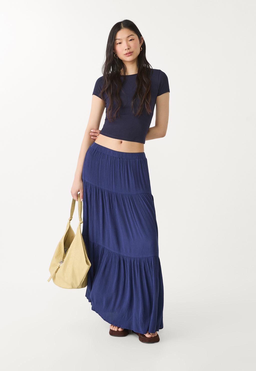 Long flowing skirt