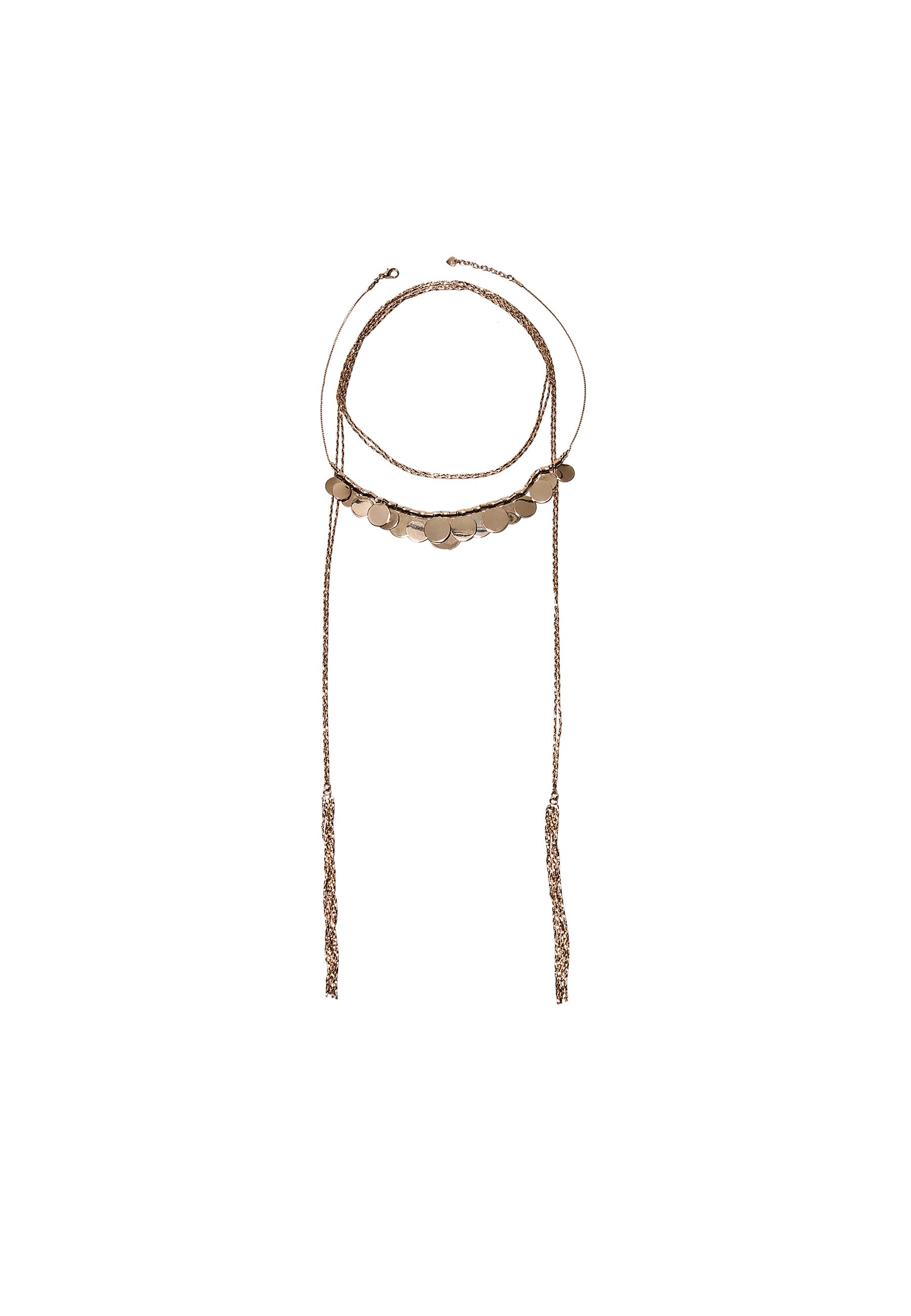 Set of 2 long necklaces — Gold