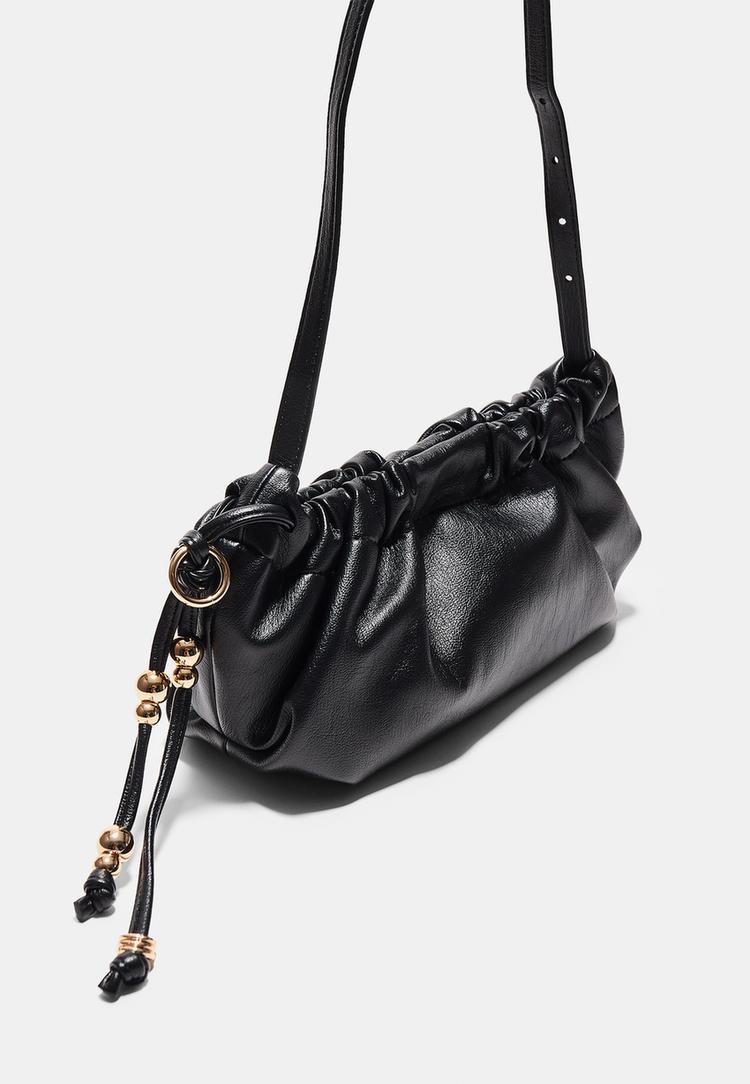 bolso bandolera abalorios