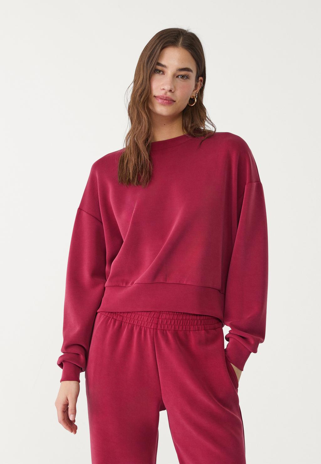 Soft-touch modal sweatshirt