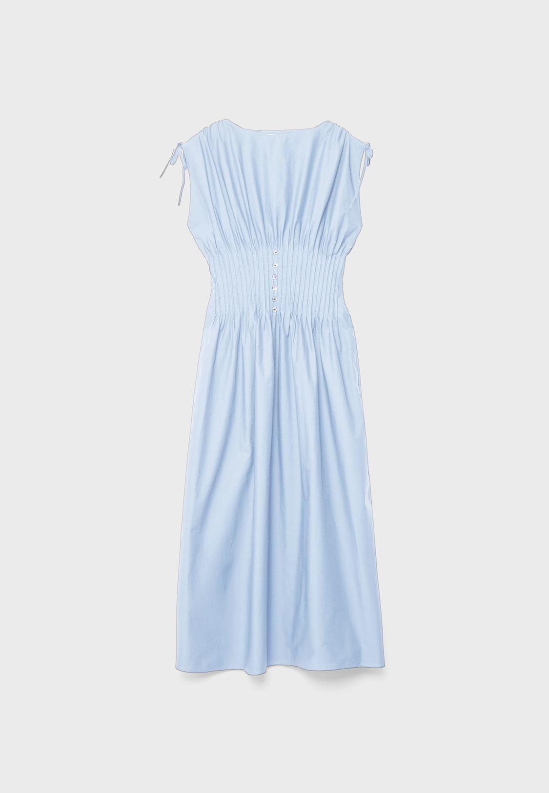 stradivarius pleated dress Pleated midi dress - Women's fashion