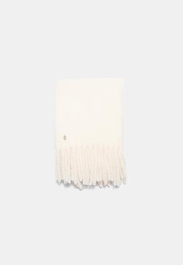 Medium basic scarf — Ecru 1