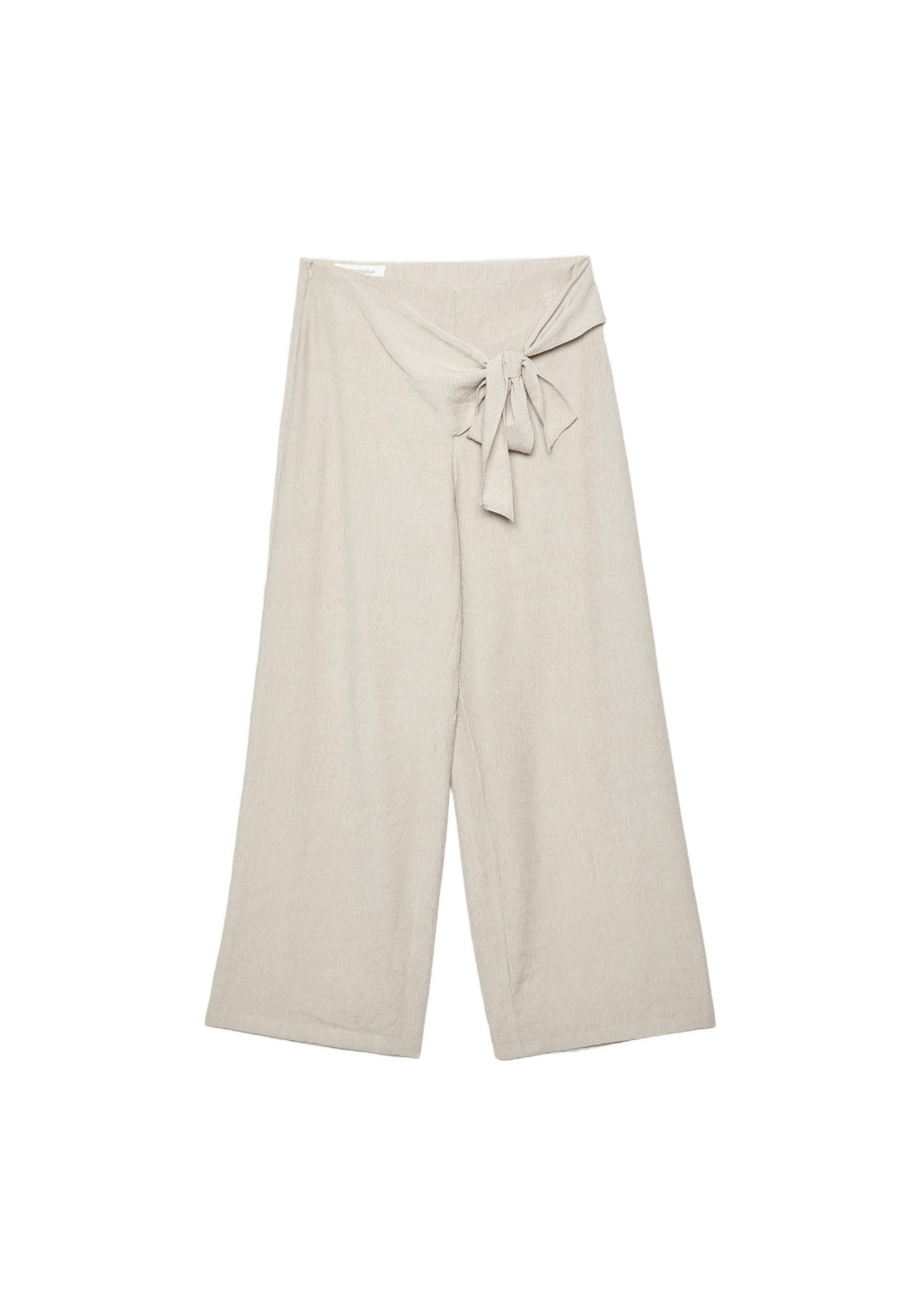 Flowing sarong trousers — Stone