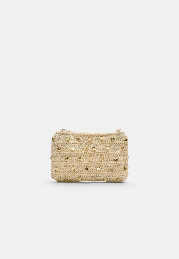 bolso bandolera crochet lentejuelas