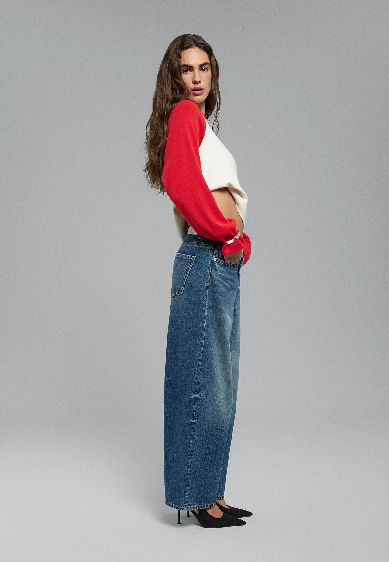 D80 Barrel fit jeans — MEDIUM DENIM WASH
