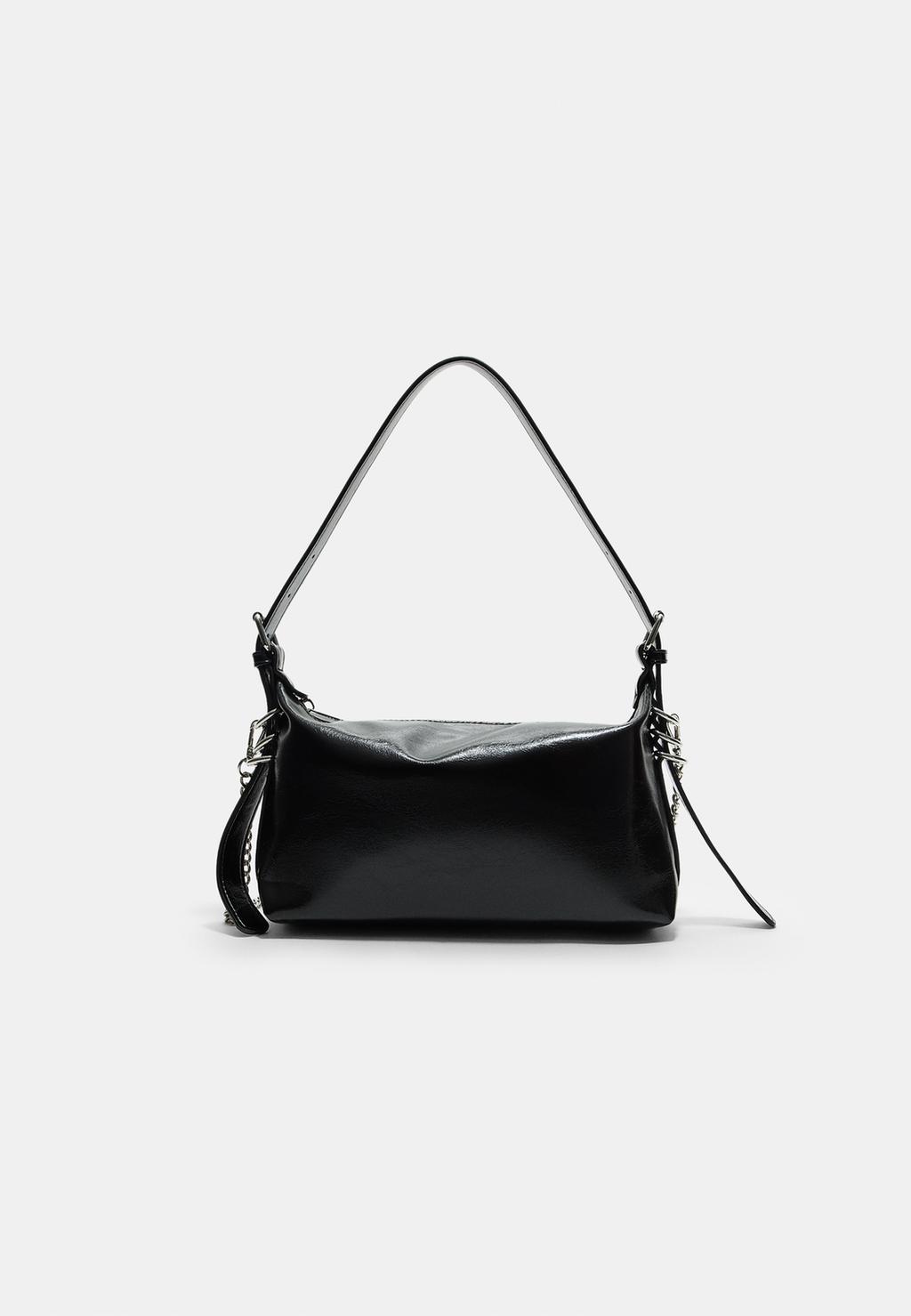Shoulder bag with strap detail