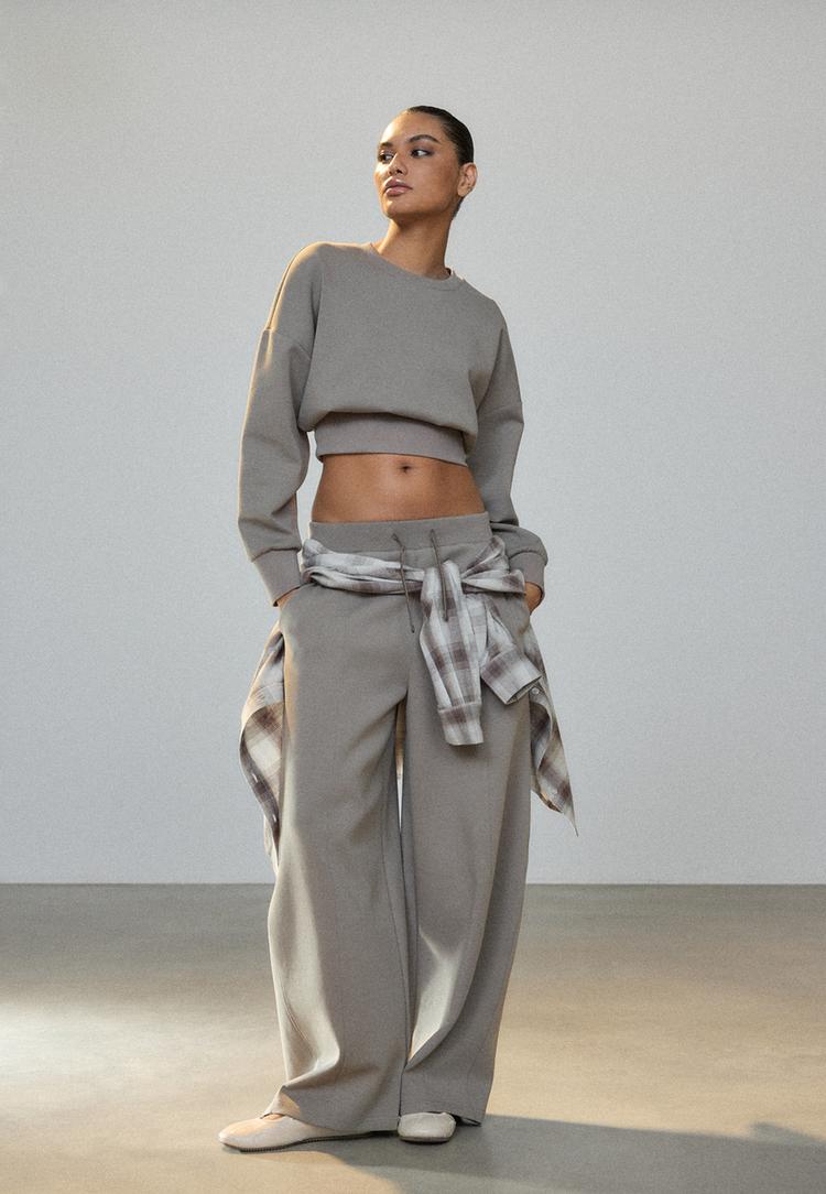 wideleg barrel joggingbroek