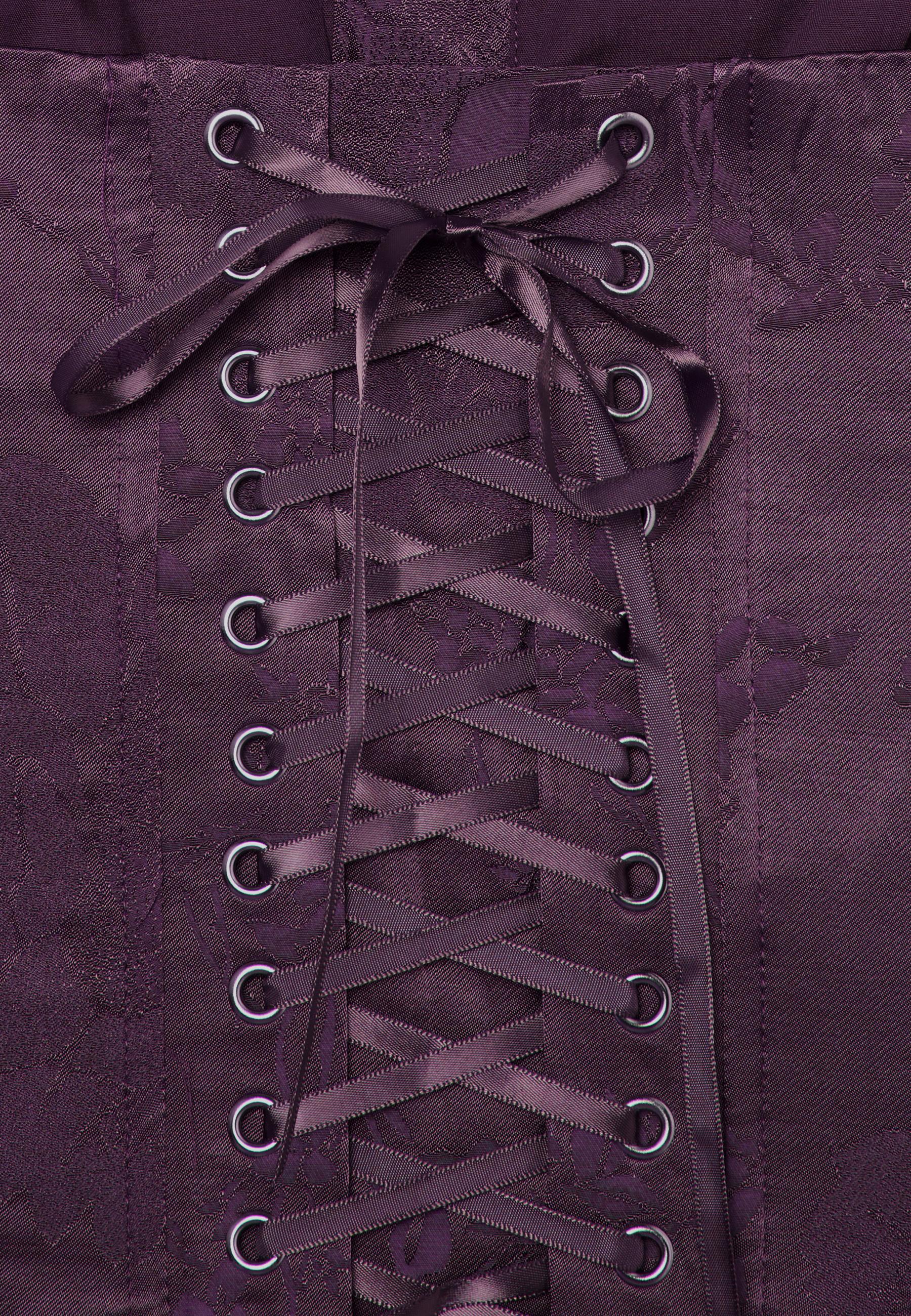 Lace-up corset — Purple