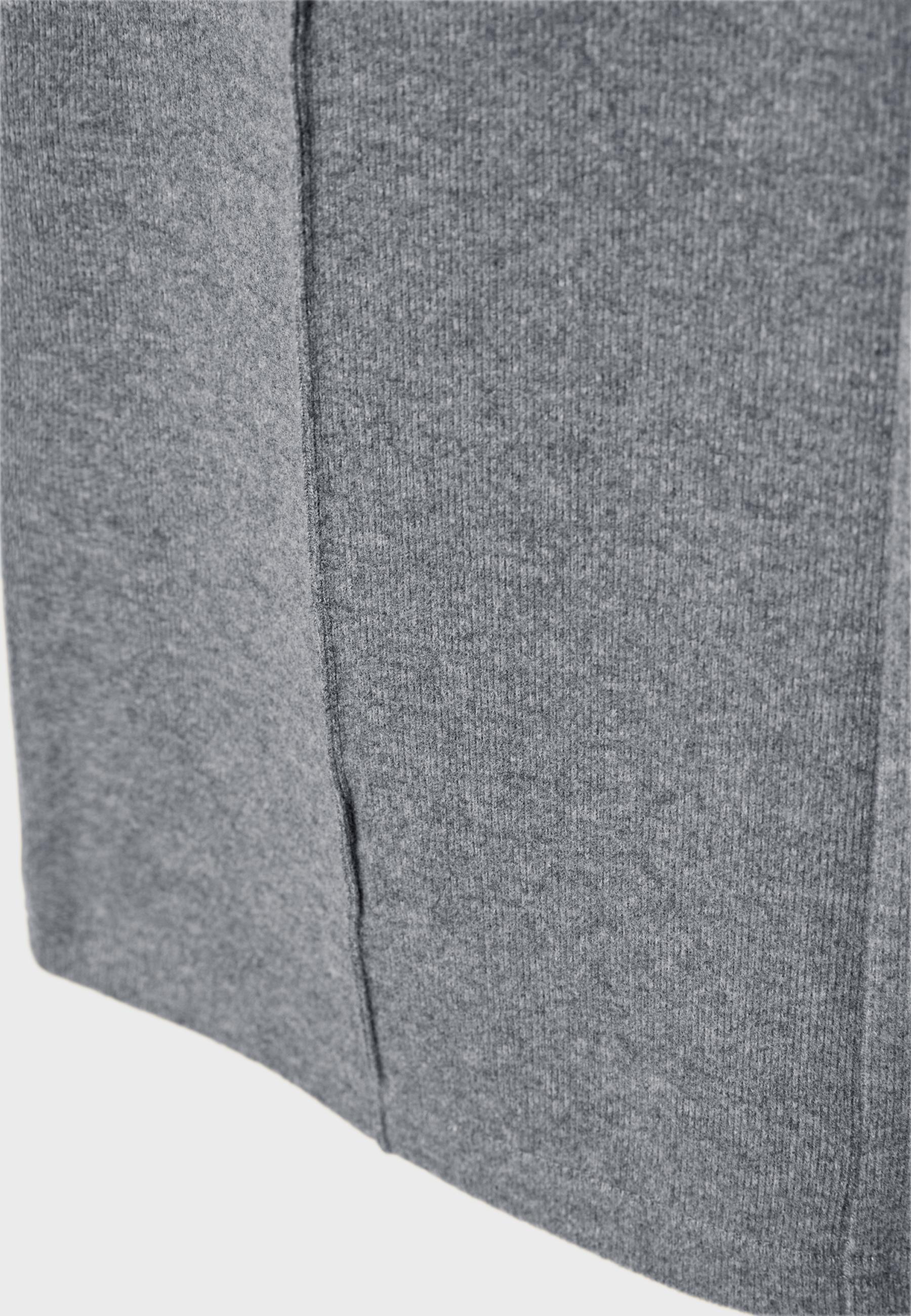 Knit trousers with seam detail — Dark grey