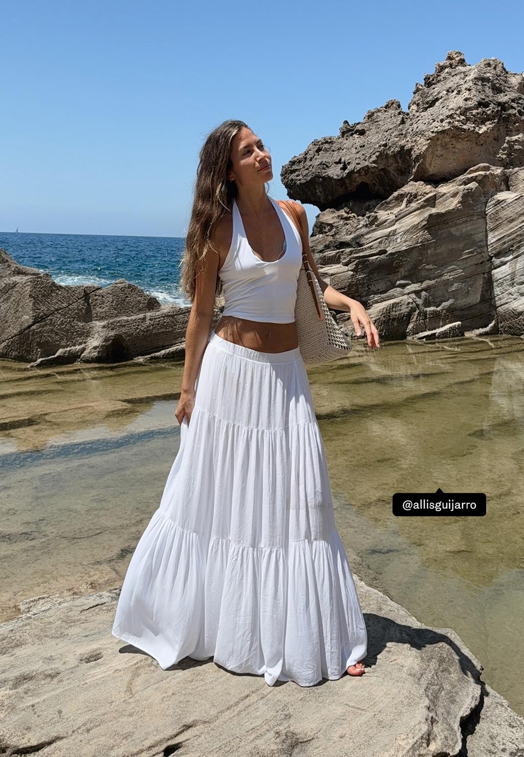 Κοντό τοπ με λαιμόκοψη halter