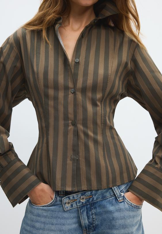 chemise rayee