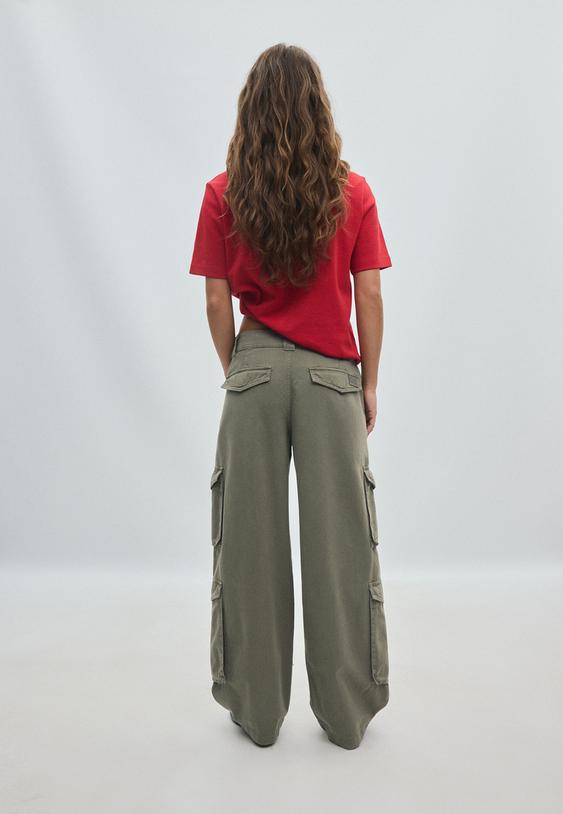 pantalon straight cargo