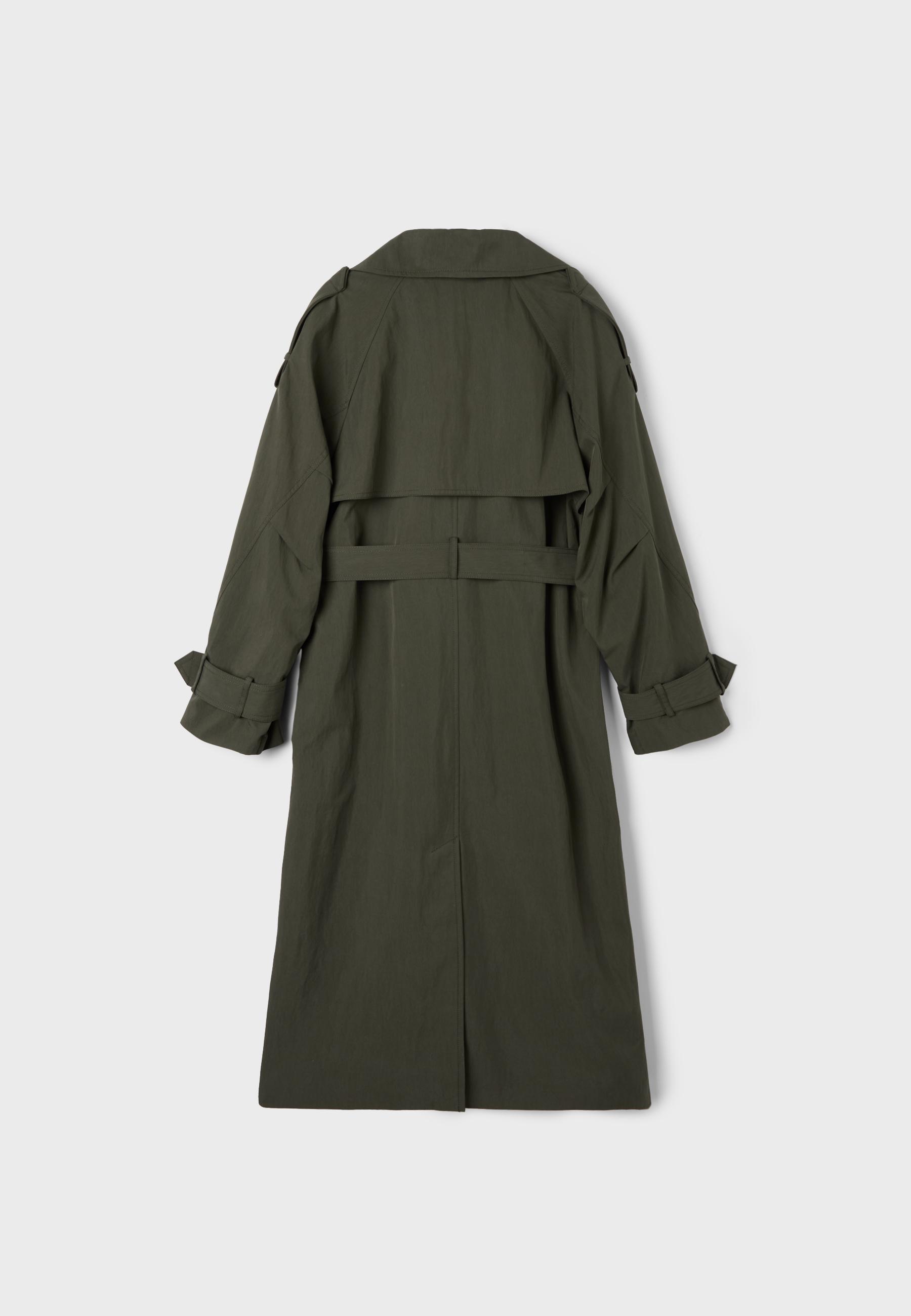 Oversize trench coat — Khaki