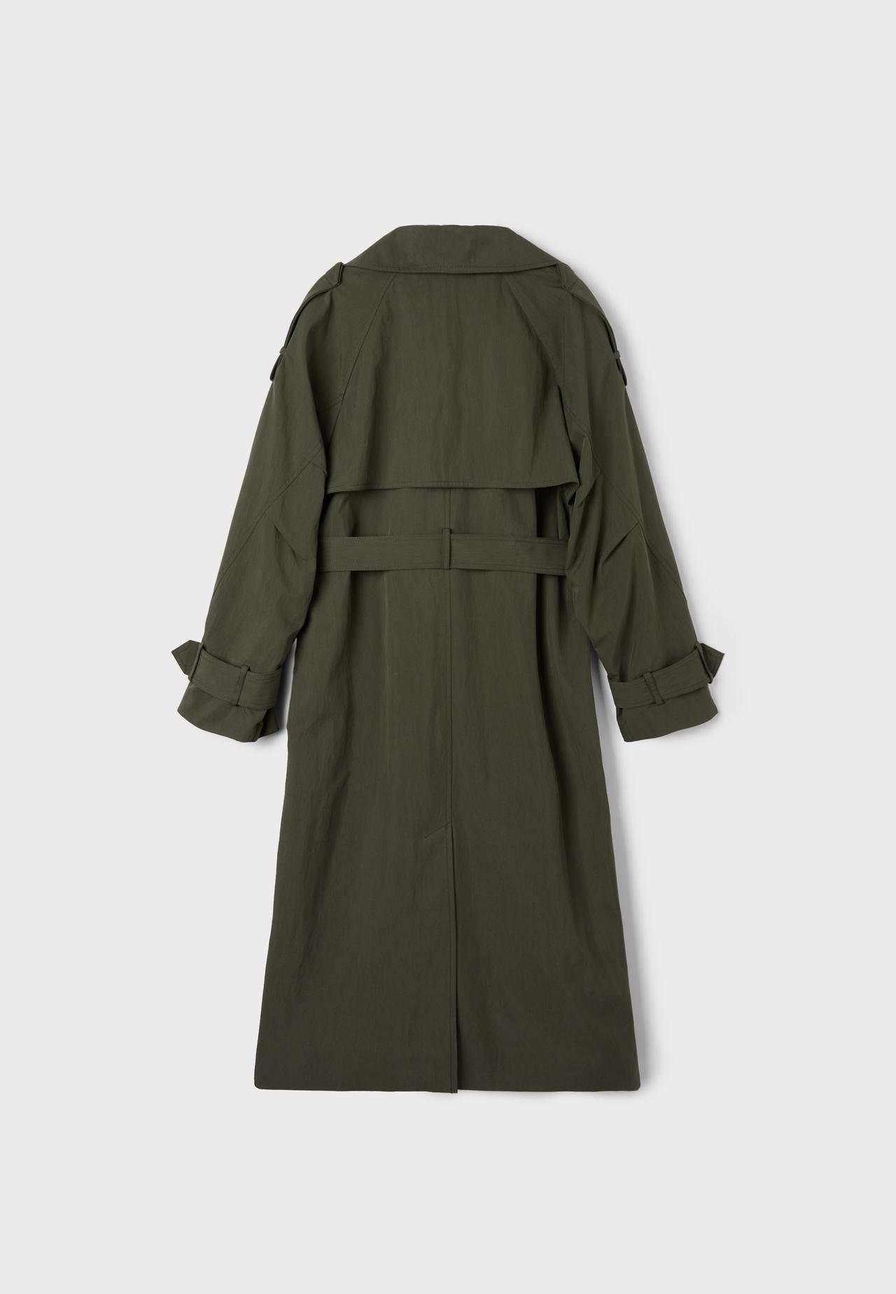 Oversize trench coat — Khaki