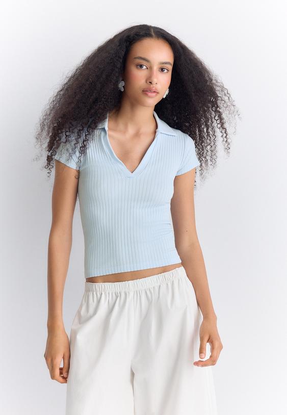 camiseta polo basico seamless