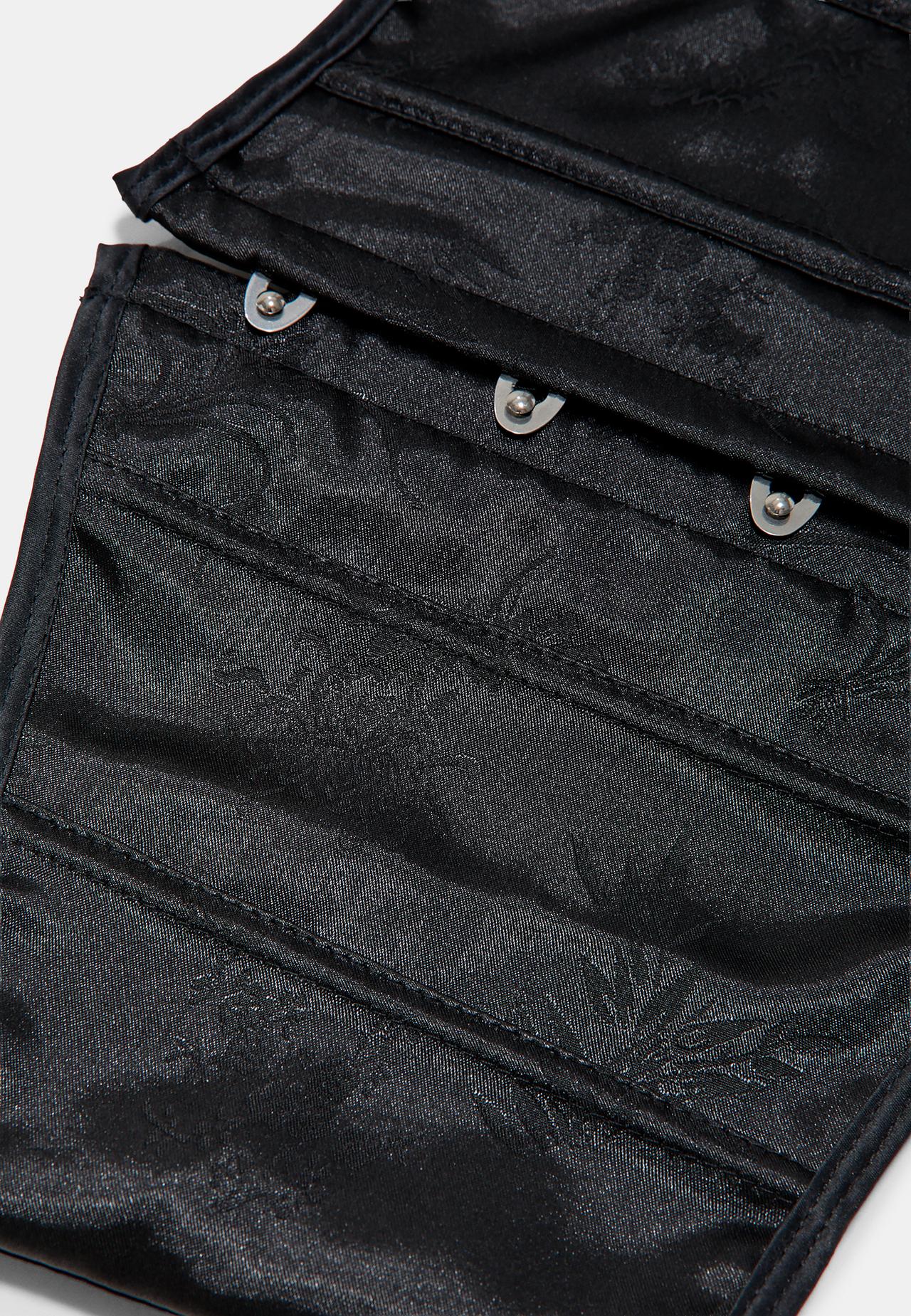 Satin corset belt — Black