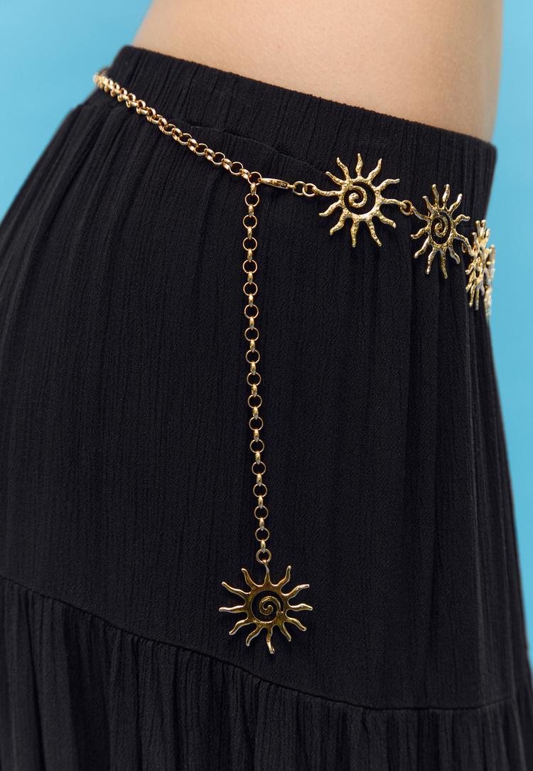 ceinture metallique soleil