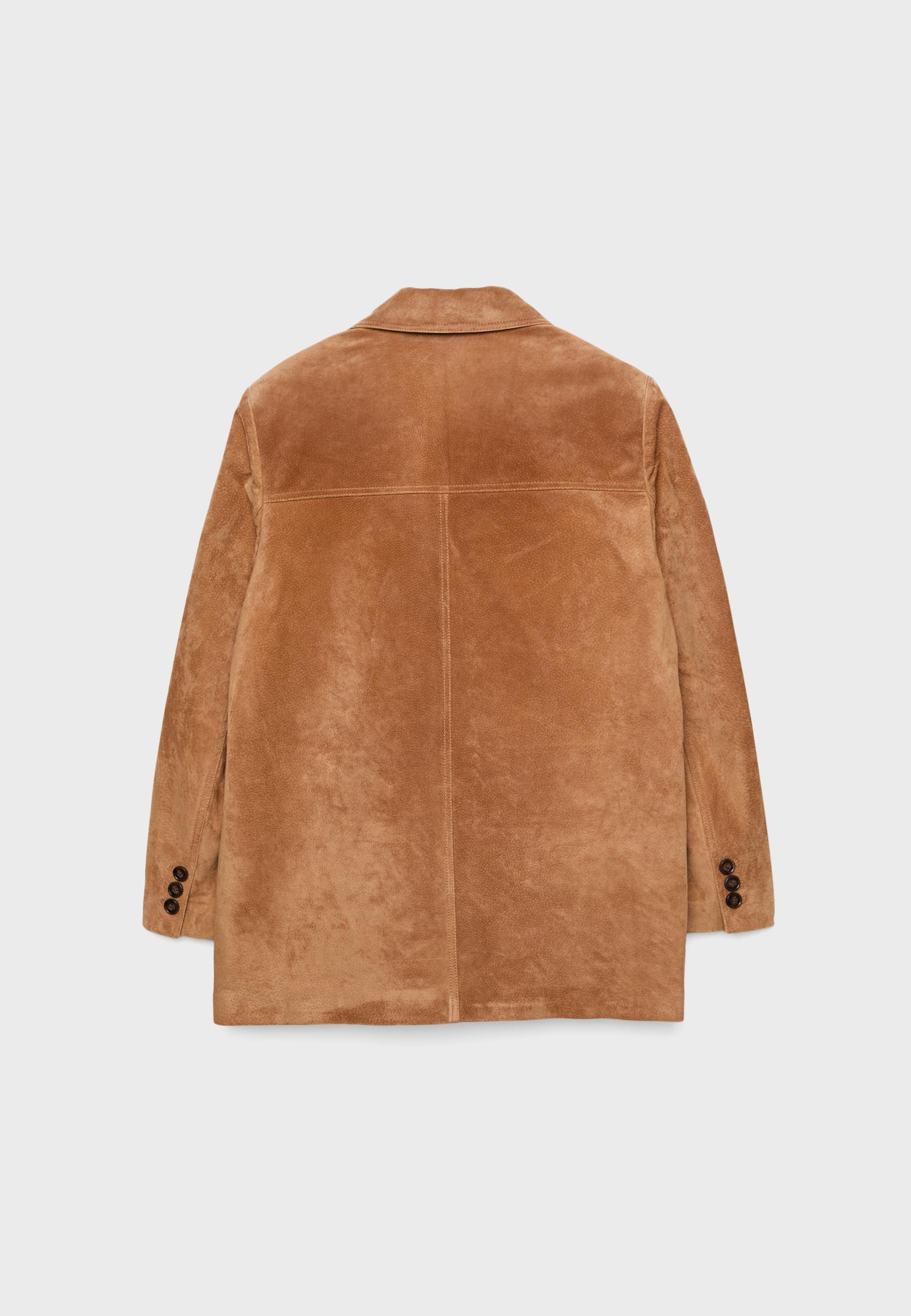 100% leather blazer - Women's fashion | Stradivarius United Kingdom