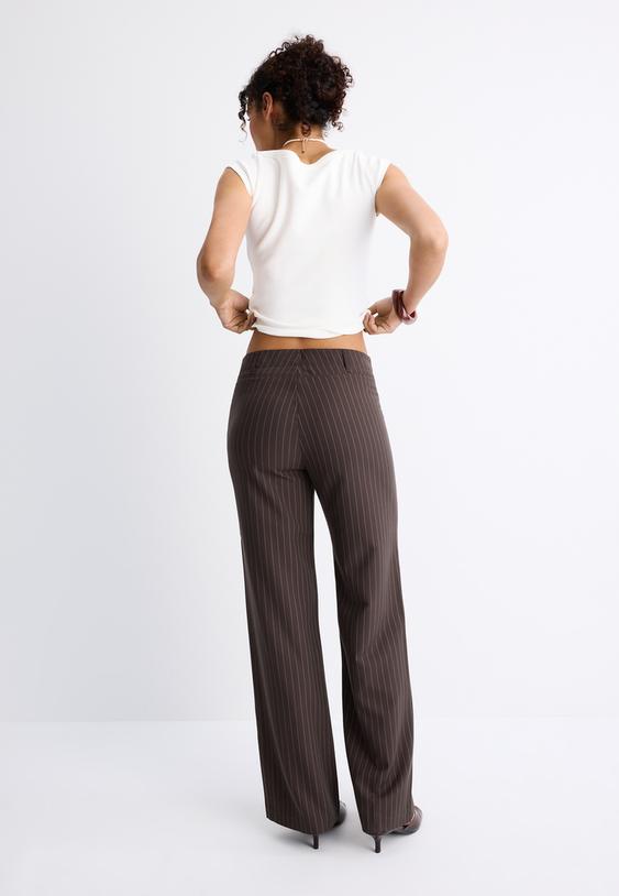 slim fit straight trousers l04544198