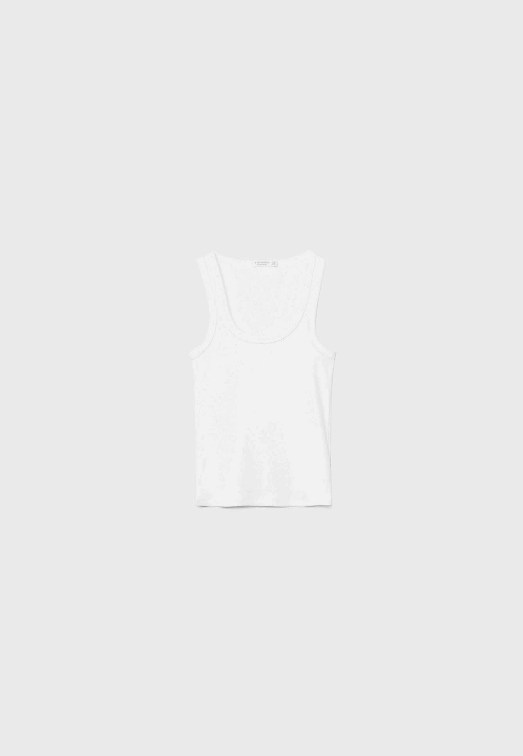 Fitilli çapraz askılı t-shirt - Görsel 7