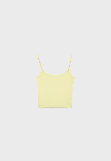 Polyamide strappy top — Gold 7