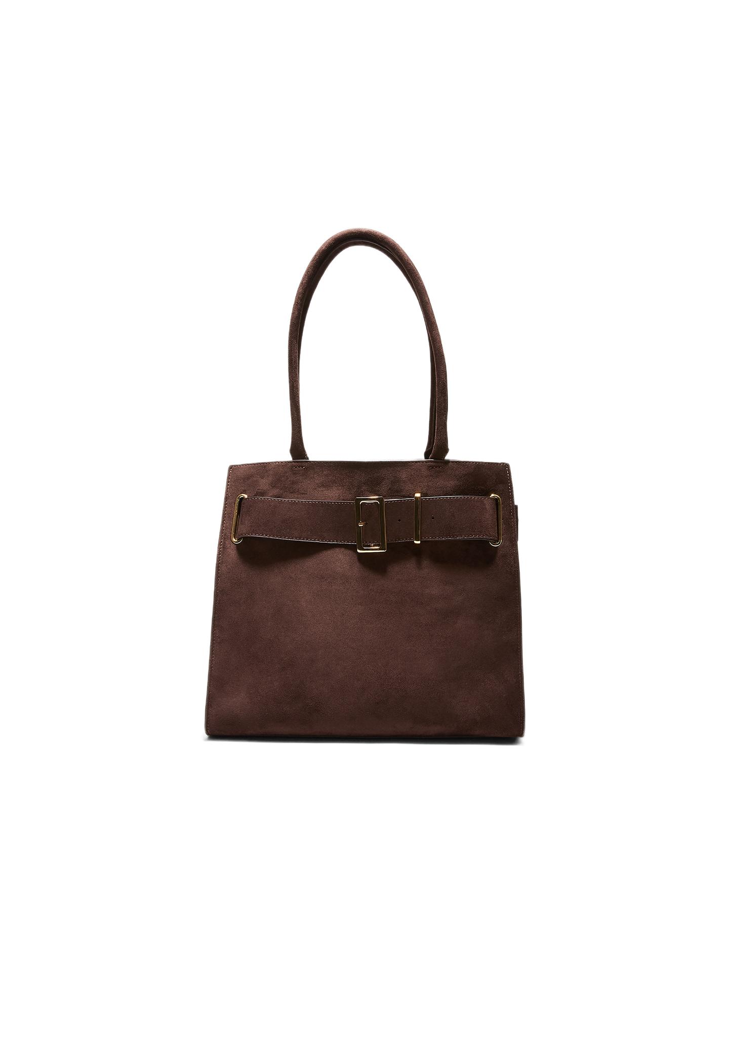 Toka detaylı şehir shopper çantası - Görsel 6